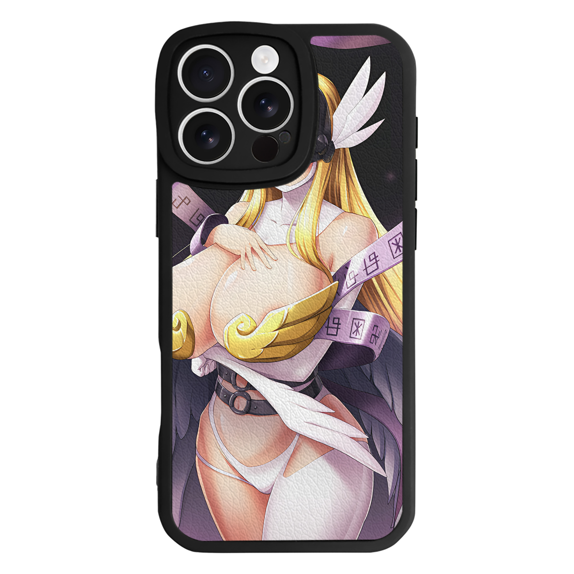 （画像用） Digimon デジタルモンスター/デジモン 【iPhone 16シリーズ対応】シリコンスマホケース（レザー調） 材質：シリコン